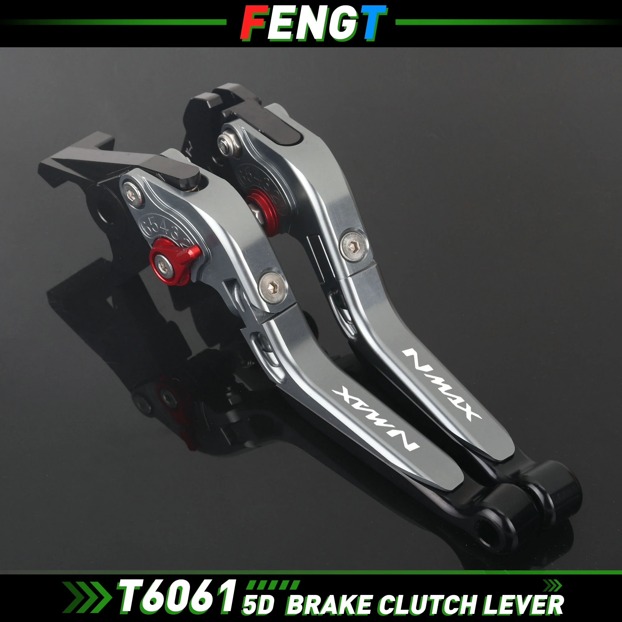 

Для Yamaha NMAX 160/155/125 2015-2024 мотоциклетный регулируемый складной тормозной рычаг, набор рычагов сцепления, защитные рычаги NMAX155