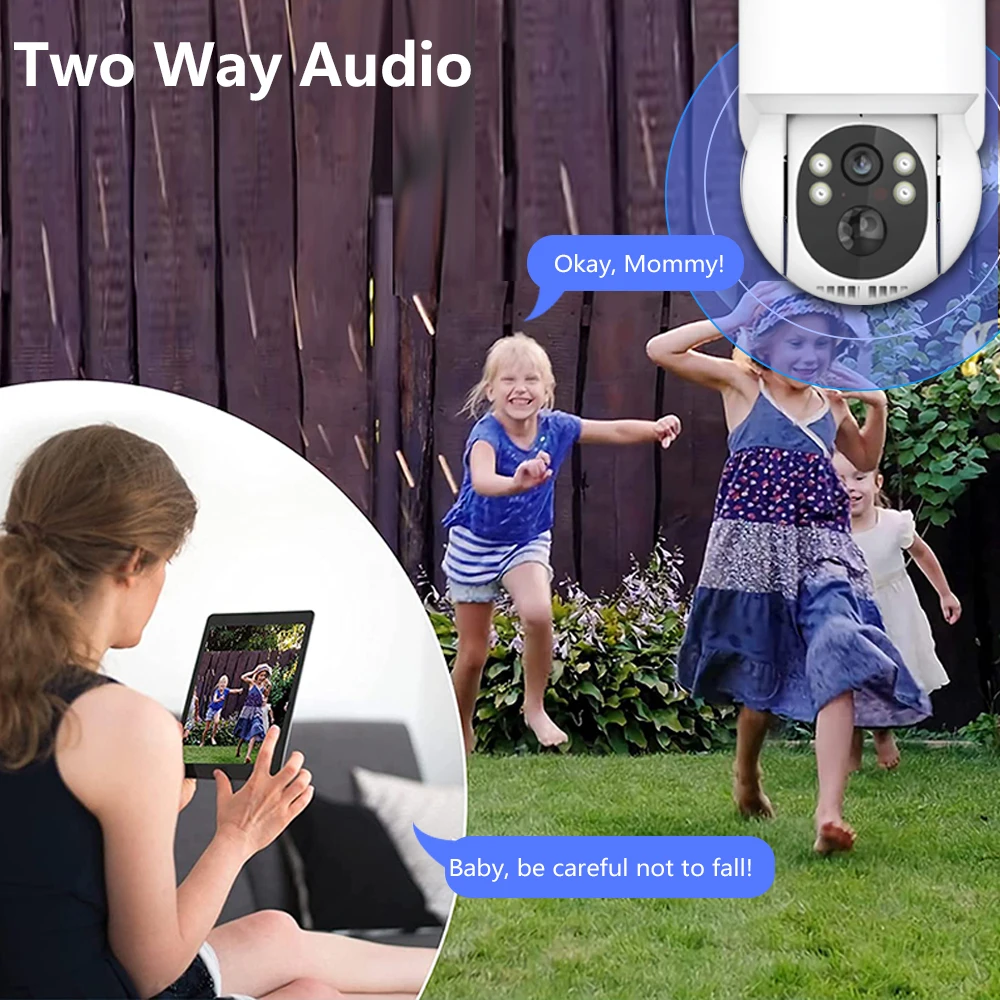 Продажа 1080P, солнечная WIFI камера безопасности, 2MP, на улице, PTZ камера, CCTV, P2P, двойная антенна, ИК ночное видение, длительный режим ожидания, AI человек, ...