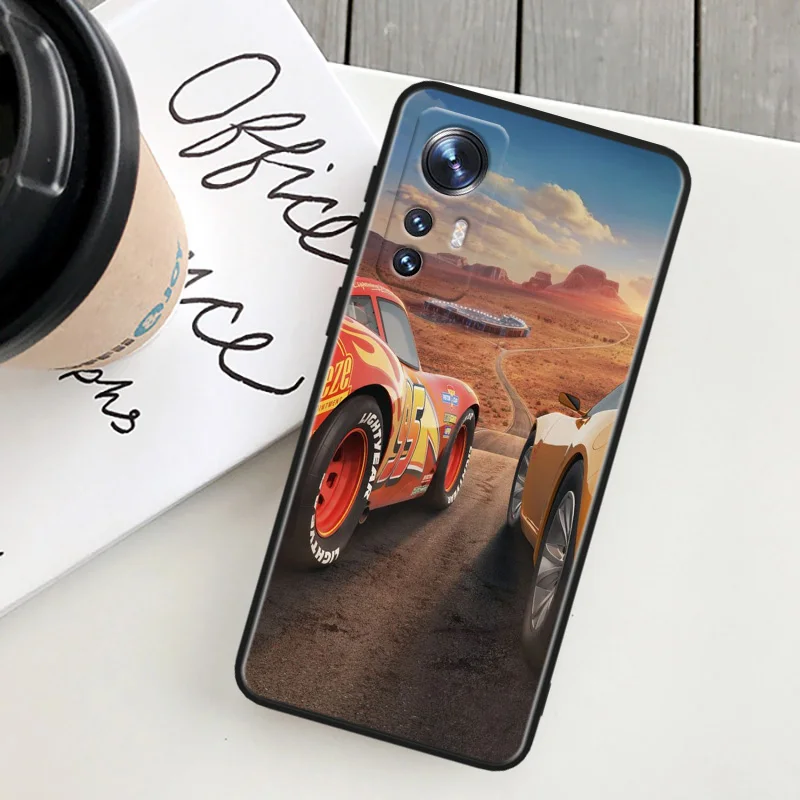 Cars Lightning McQueen Phone Case For Xiaomi Mi 13 10S 10 9T 9SE 8 Mix Play A3 A2 A1 CC9E Note 10 Lite Pro Black Cover images - 6