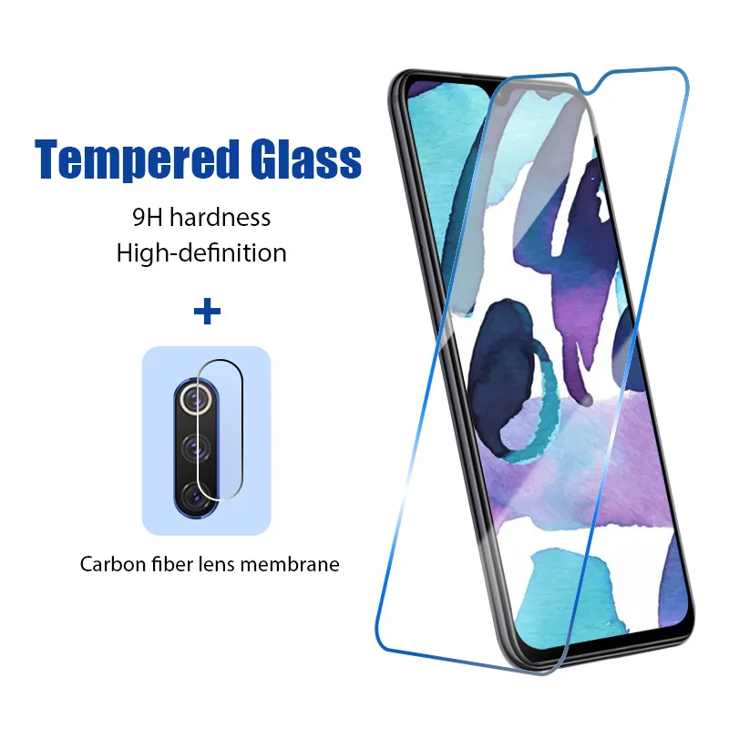 

2in1 Screen Protector Glass for Poco X3 Pro X3 NFC Film Camera Lens Tempered Glass for Poco F3 M3 Pro M2 X2 C3 Pocophone F3 F2