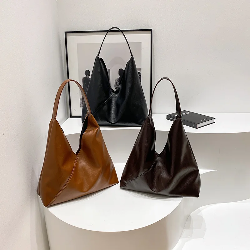 Новая повседневная сумка через плечо в стиле ретро кофейного цвета для женщин и