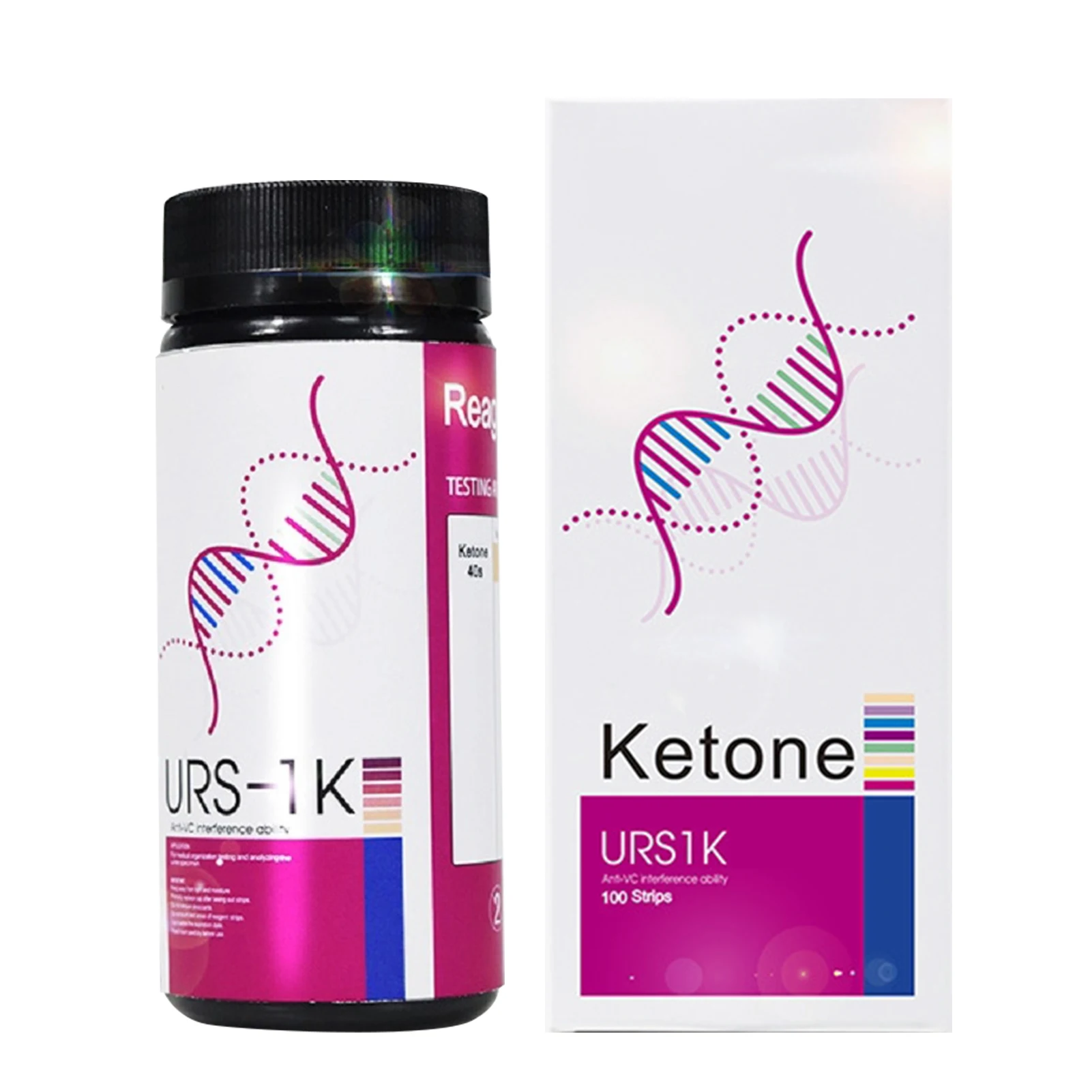 

100pcs Ketone Test Strips 100Pcs Ketone Urinalysis Tester Strips Ketone Tester For Testing Ketones In Urine On Low Carb