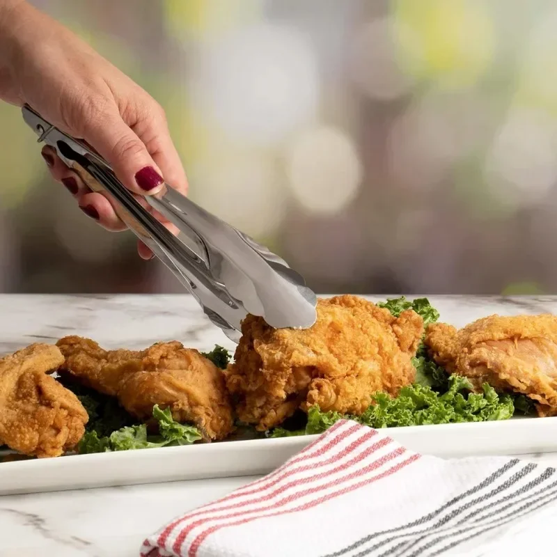 Женская 7/9/12/14/16 дюймов длинные жареные зажимы для мяса барбекю зажим салата хлеба