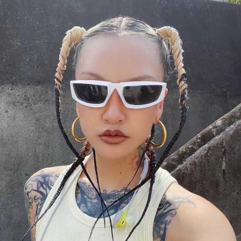 

New Y2K Millennium Spice Girl Sunglasses Women Retro Fashion Steam Punk Cool Ins Sunglasses Men S22268