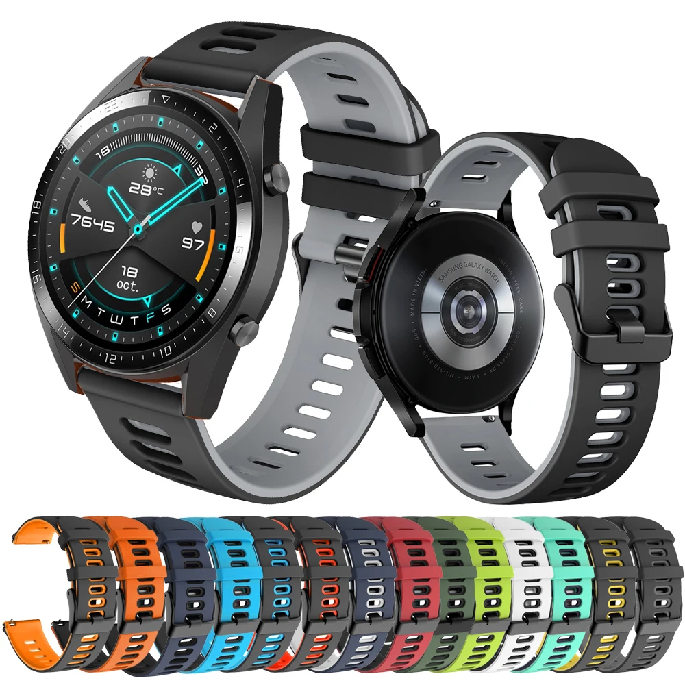 

Ремешок силиконовый для смарт-часов Huawei Watch GT3 GT 3 pro 46 мм