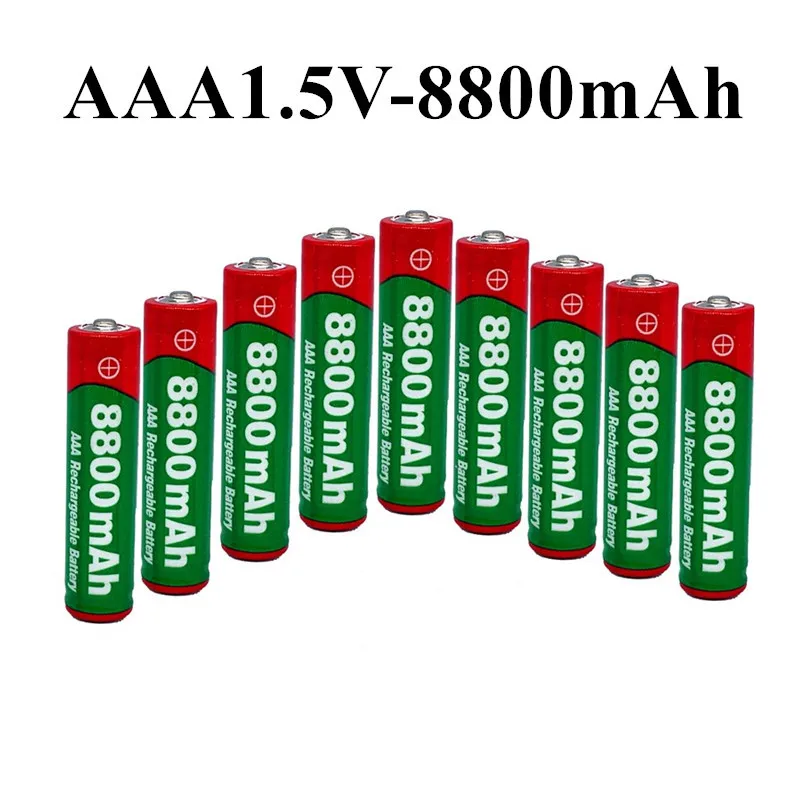 

2023 Latest AAA alkaline rechargeable battery, 1.5V, 8800mAh, suitable for alarm clocks, toys, remote controls, etc