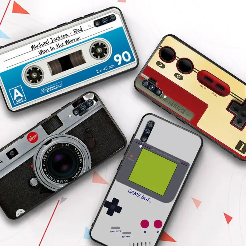 

Vintage Tape Camera Game Phone Case for Samsung A51 01 50 71 21S 70 31 40 30 10 20 S E 11 91 A7 A8 2018