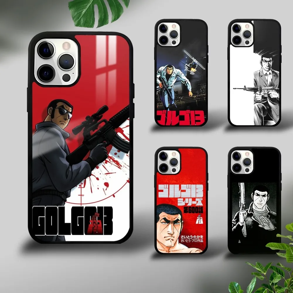Чехол для телефона G-G Panger 13 аниме iPhone 16 15 14 12 11 Pro Xs Max Mini Plus Celulares Hard Funda