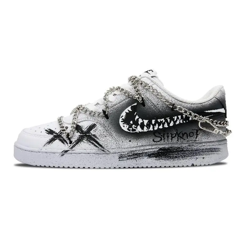 【Настроить】Nike Court Vision 1 обувь для скейтбординга кроссовки унисекс DH2987-101