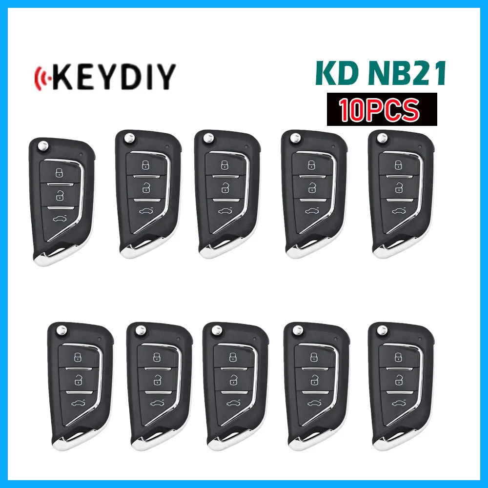 

10 шт. KEYDIY NB21 многофункциональный автомобильный пульт дистанционного управления, брелок для автомобиля KD900/Φ Key программатор серии NB, пульт дистанционного управления