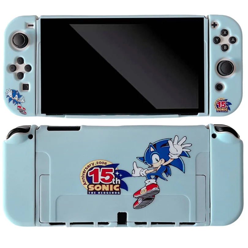 

Cartoon Anime Sonic The Hedgehog TPU Soft Protective Case for Nintendo Switch Game Console Controller NS OLED Gaming Accessories