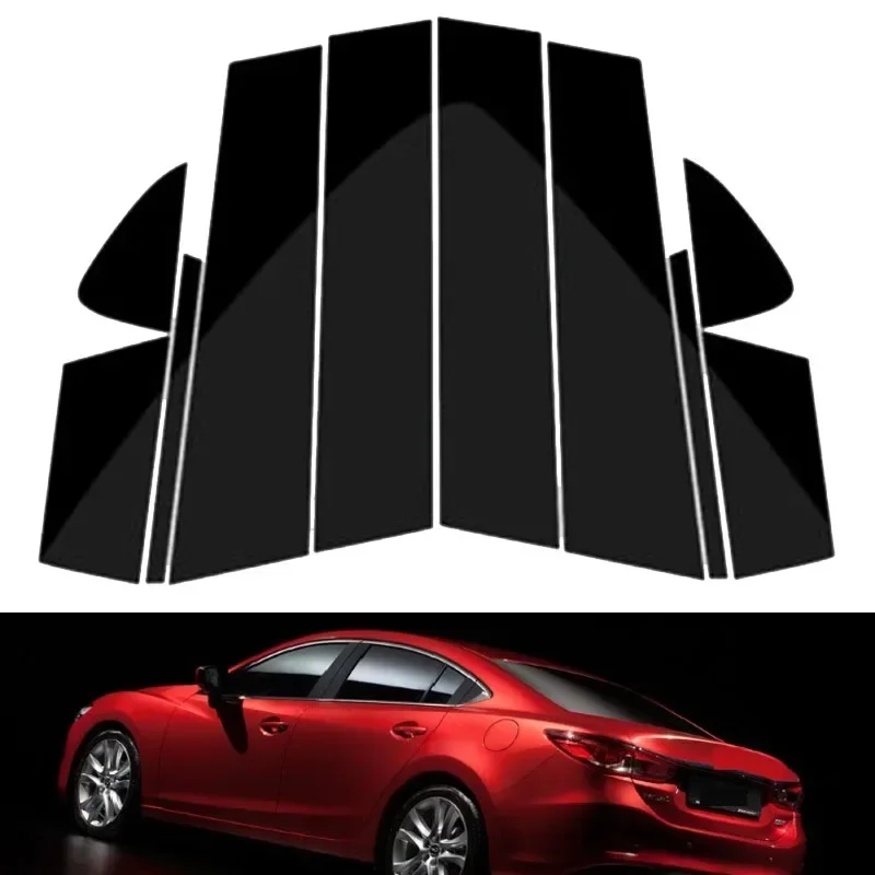 

Для Mazda 6 Atenza 2014-2018, накладка на окно автомобиля, наклейка на колонку Bc, полированные стойки, аксессуары для модификации автомобиля