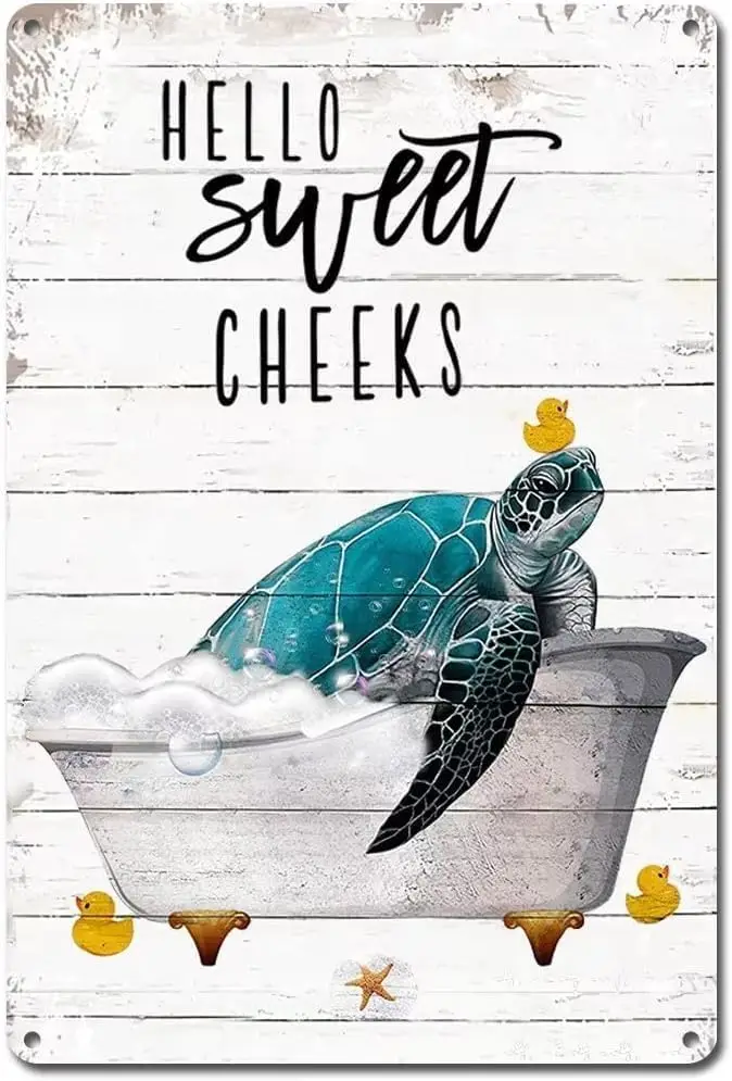 Забавная цитата для спальни Metl Tn Sgn Wll Decor Hello Sweet Cheeks Vntge Se Tule for Office Home Clsroom Broom Gfts B