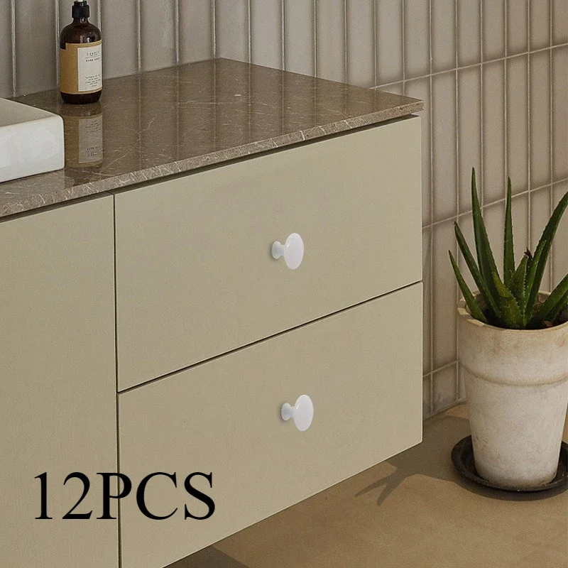 12 шт. полая круглая ручка с одним отверстием кухонная шкаф/ящики/дверные ручки