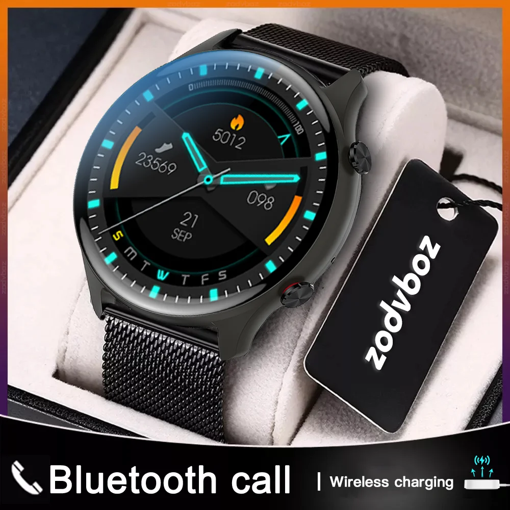 

2022 New Bluetooth Call Smart Watch Men Full Touch Wireless Charging Sport Watches Women Waterproof Smartwatch For Android IOS
