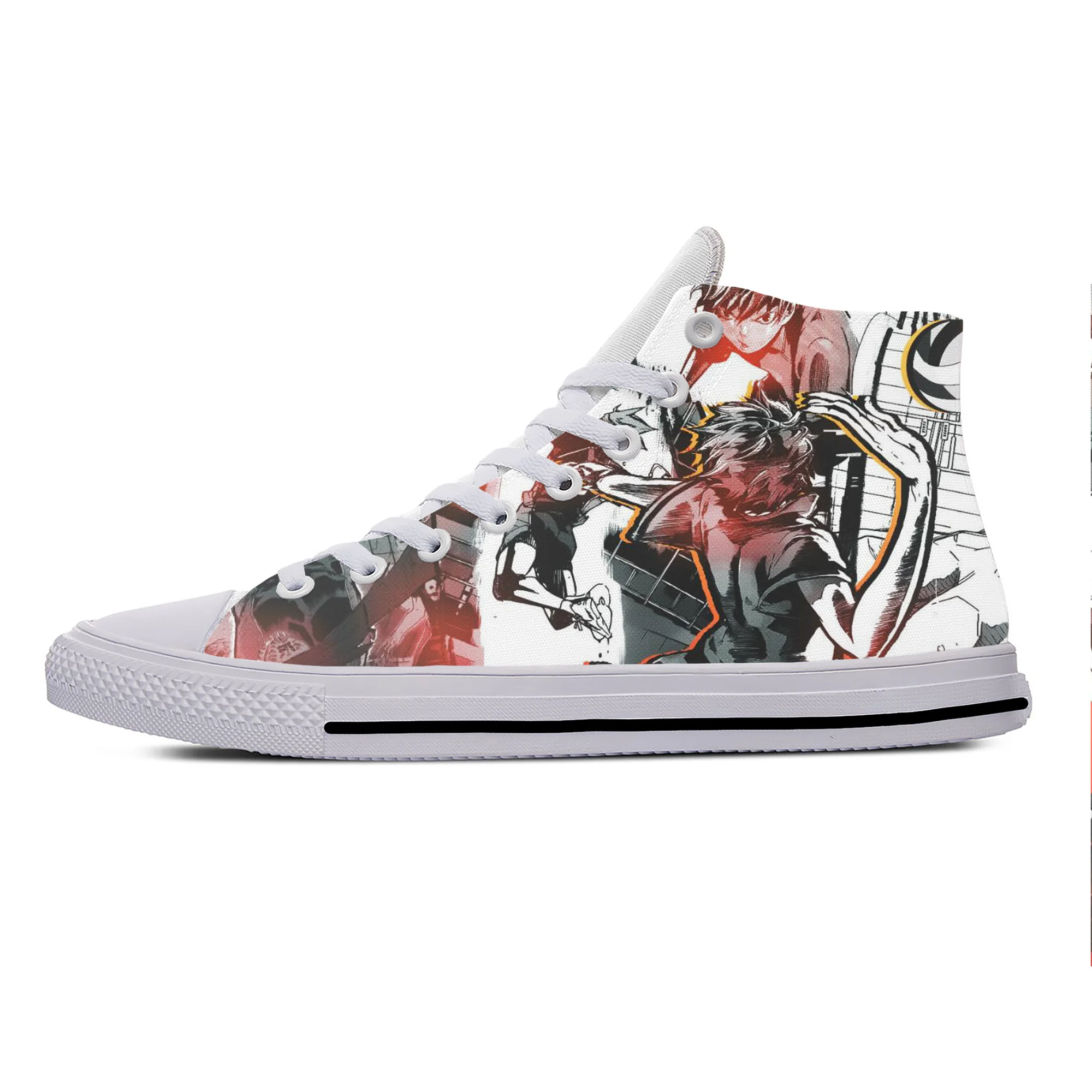 

Hot Summer Cool Anime Manga Haikyuu Hinata Shoyo Kuroo Classic Shoes Men Women Sneakers High Top Fashion Latest Board Shoes