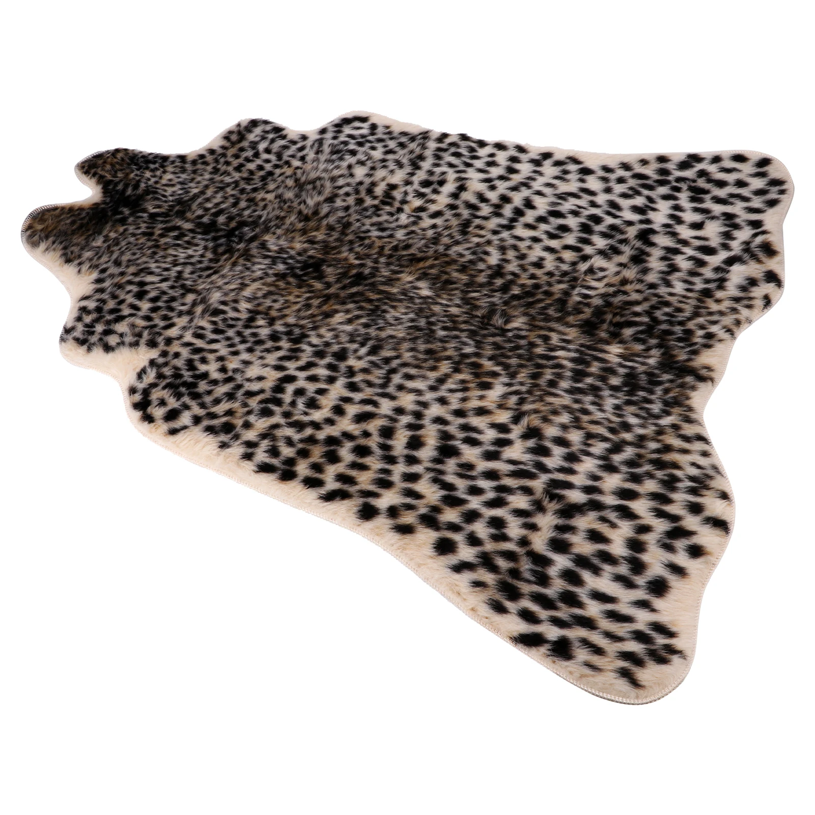 

Carpet Rugs Kitchen Soft Artificial Fur Animal Print Leopard Mat Large Home Non-Slip Living Room Simulation Fashion