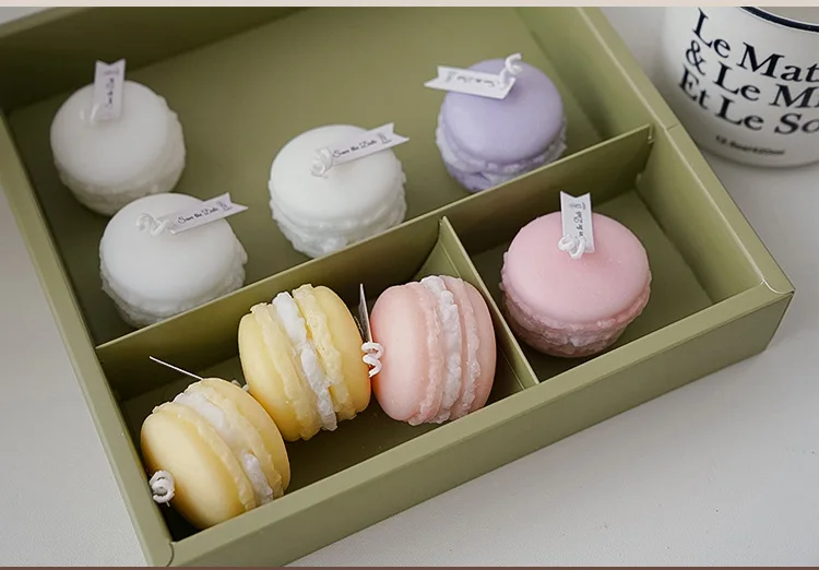 Ароматические свечи для макарон торта натуральный соевый воск ароматическая
