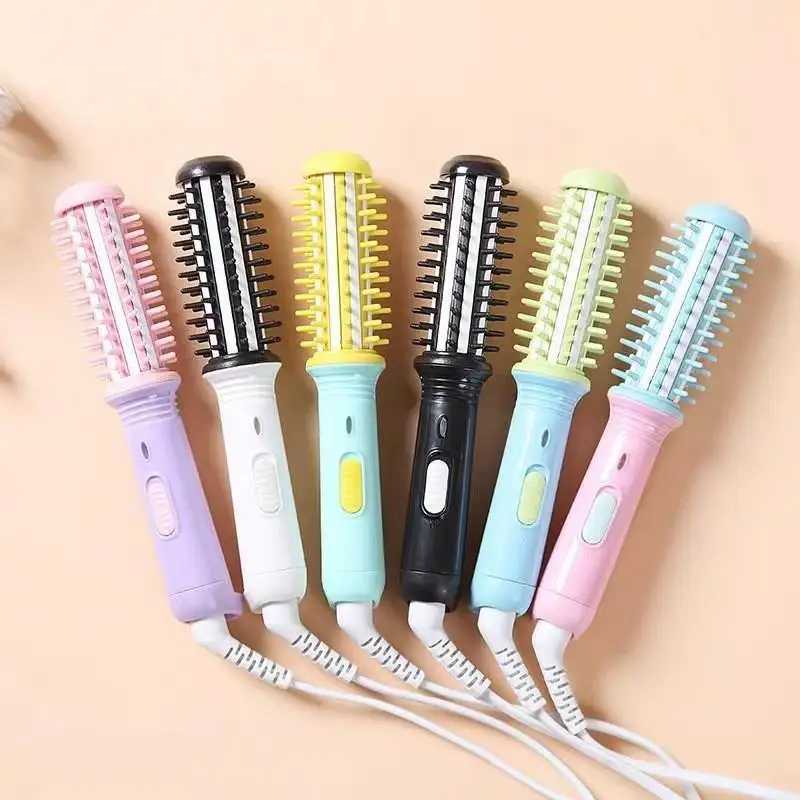 

Medium curly hair rotary dormitory barber's curling stick practical small short hair electric comb professional curler
