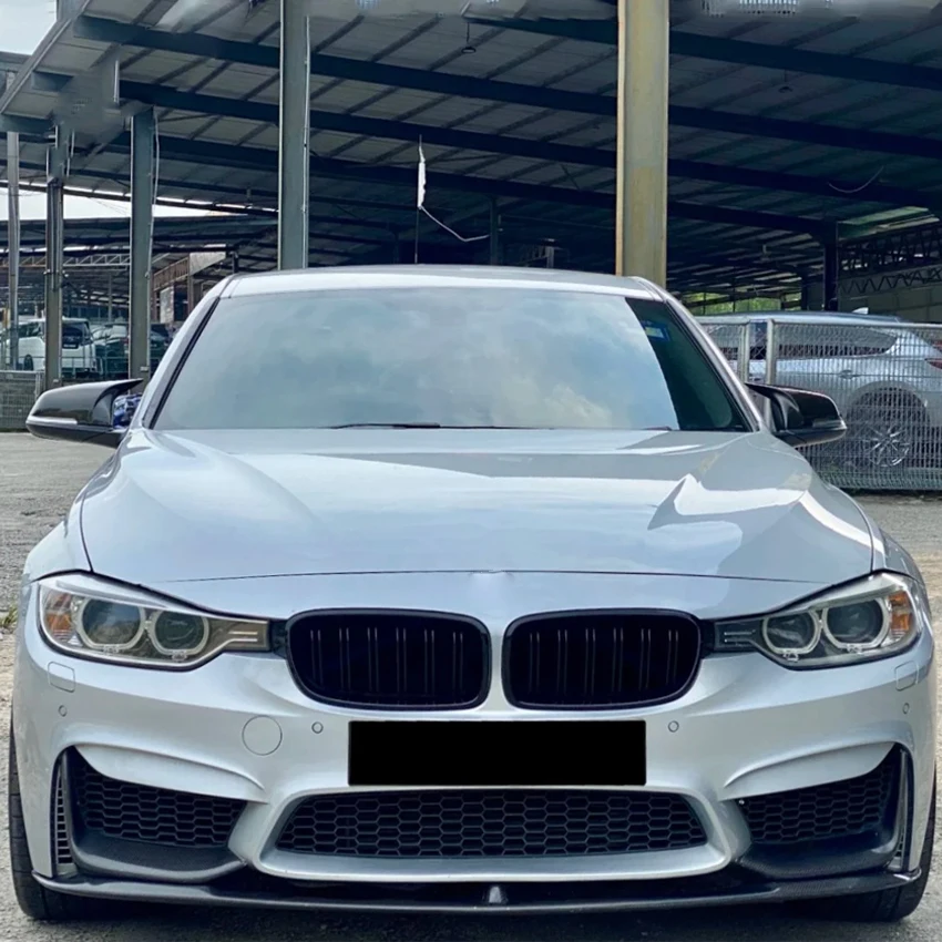 Для BMW 3 серии F30 2012-2018 M3 M4 Стиль автомобиля Передняя часть Bmuper Lip 4x