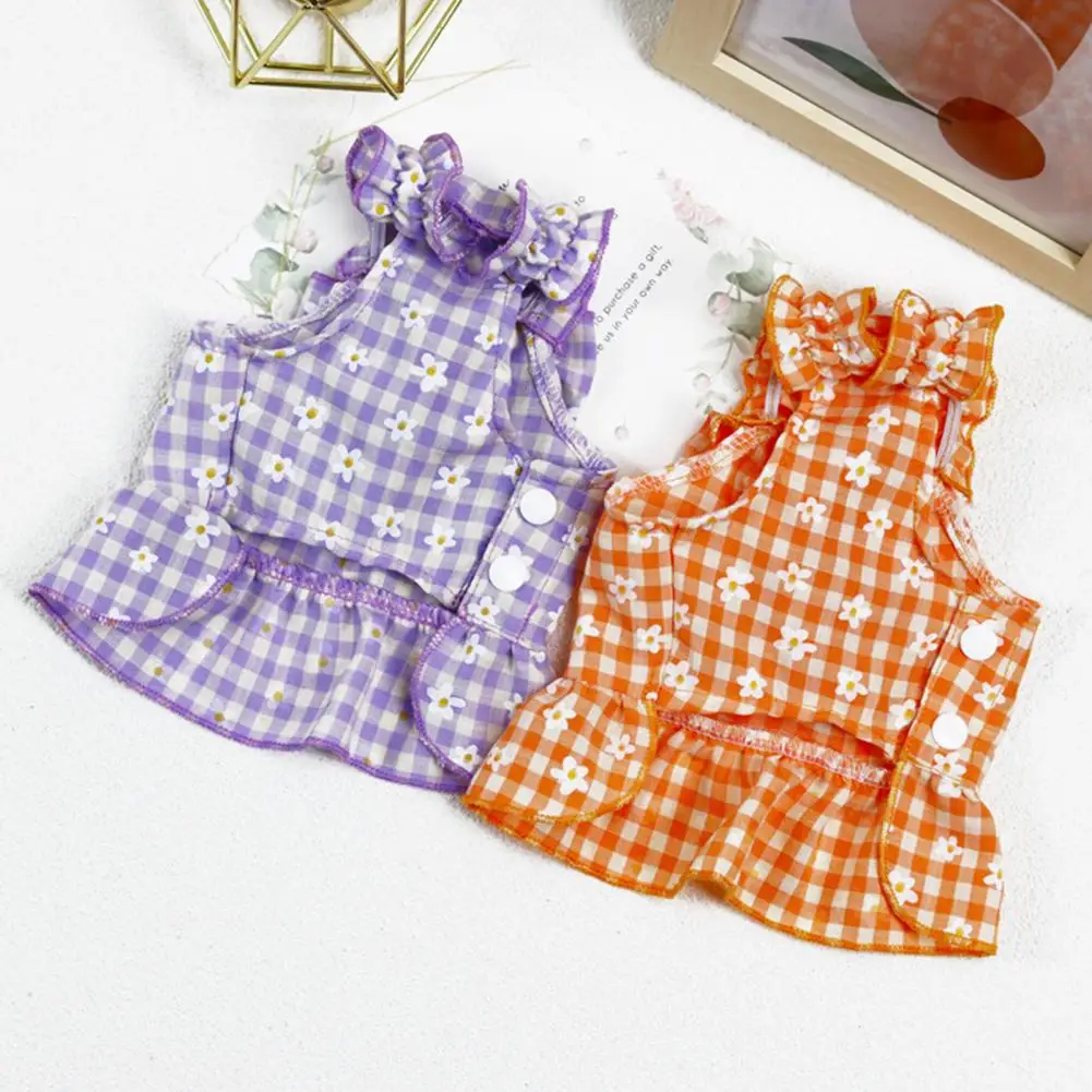 

Pet Cloth Stylish Delicate Eye-Catching Pieces Dog Dress Clothes Vest Costume for Summer Pet Dress Dog Skirt