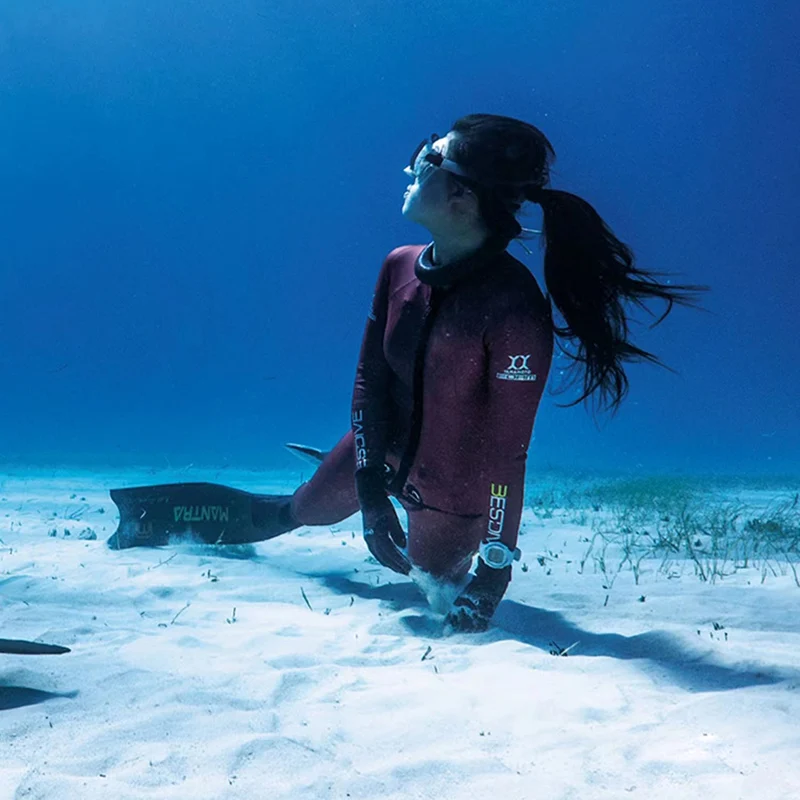 Bestdive женская двухсекционная куртка на молнии 5 мм гидрокостюм с хвостом бобра и