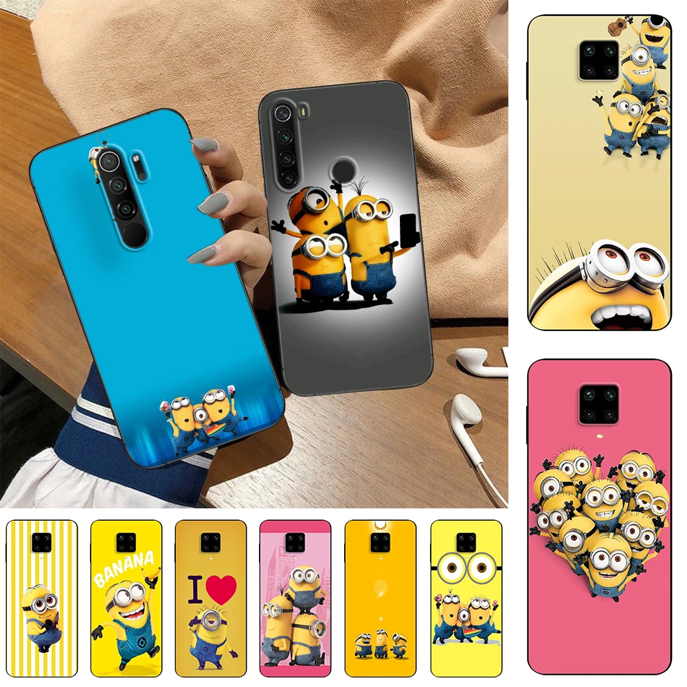 

Cute Minions Silicone Case for Xiaomi Redmi Note 7 8 9 10 11 Pro 7S 9T 9S 10T 11E 11T 11S 11R Back Cover