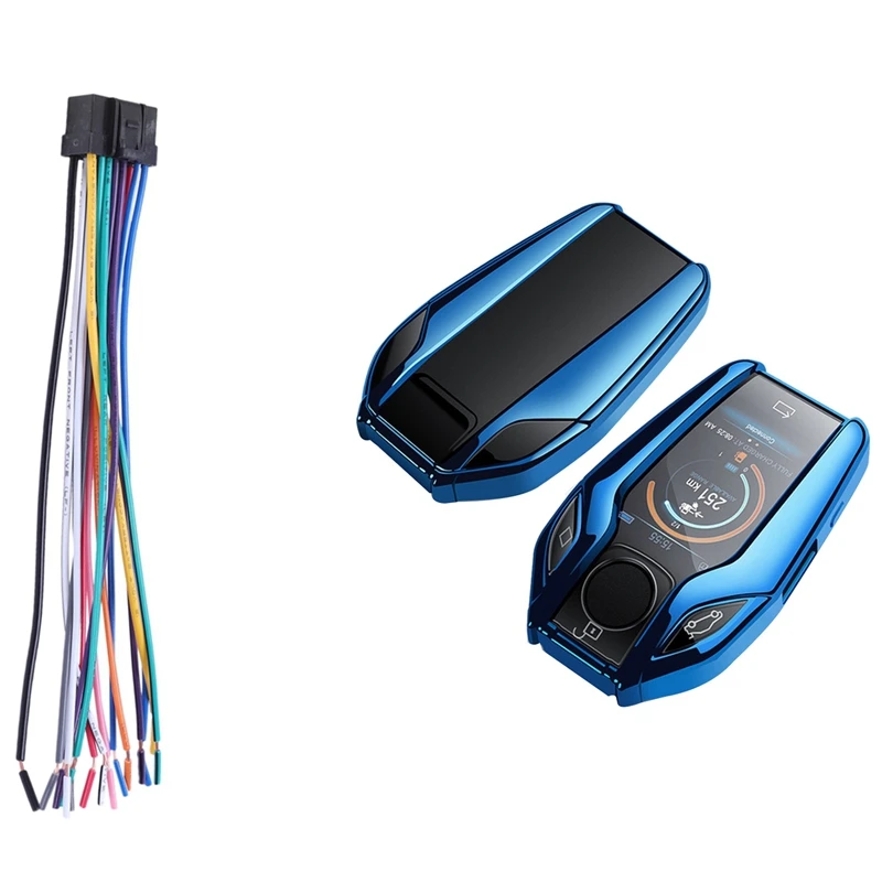 

Стандартный стереопровод для подключения внешнего кабеля для Alpine 9887 и ТПУ чехол для автомобильного ключа для BMW 740