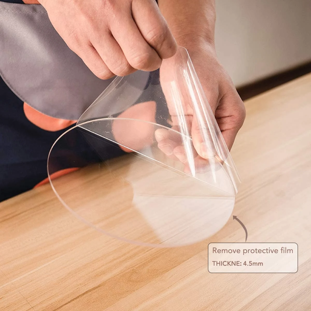 Набор акриловых круглых дисков для торта-стандартные доски торта с центральным