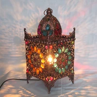 moroccan handmade turkish lamps with stained luxury table lamp led moroccan lamp for home