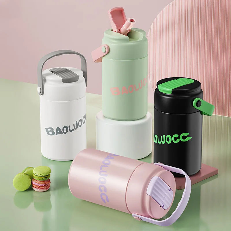 

Food Grade 316 Stainless Steel Thermos, Vacuum Flask, Outdoor Water Bottle with Teastrainer