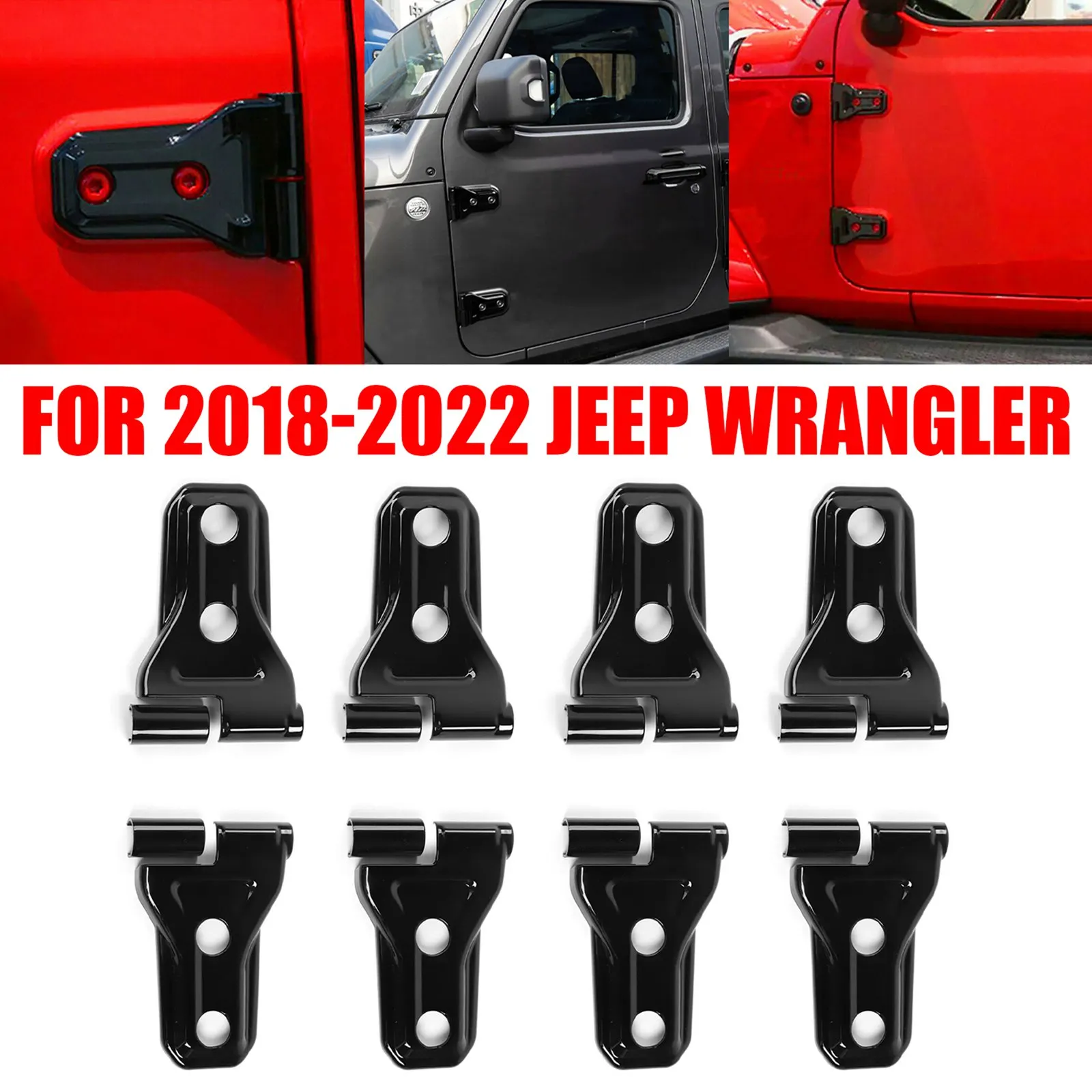 

Черная модель для 2018-2022 Jeep Wrangler JL, неограниченный Гладиатор, 4 двери