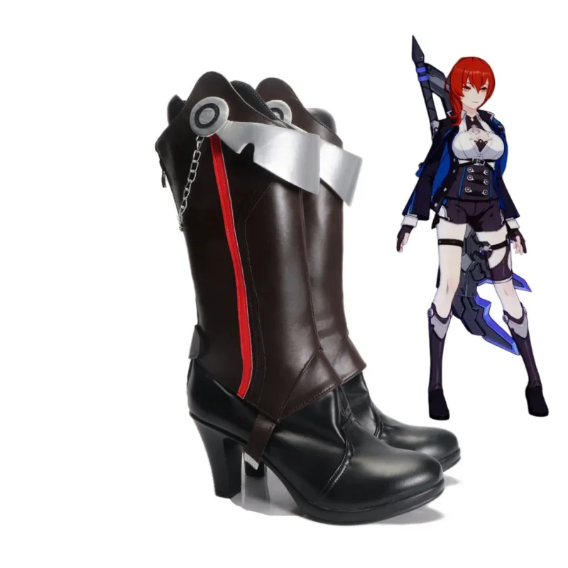 Ботинки для косплея Murata Himeko Arctic Kriegsmesser из Honkai Impact Star Rail, аксессуары для костюма на Хэллоуин (art.: 3920db2e07caa) - 3920db2e07caa