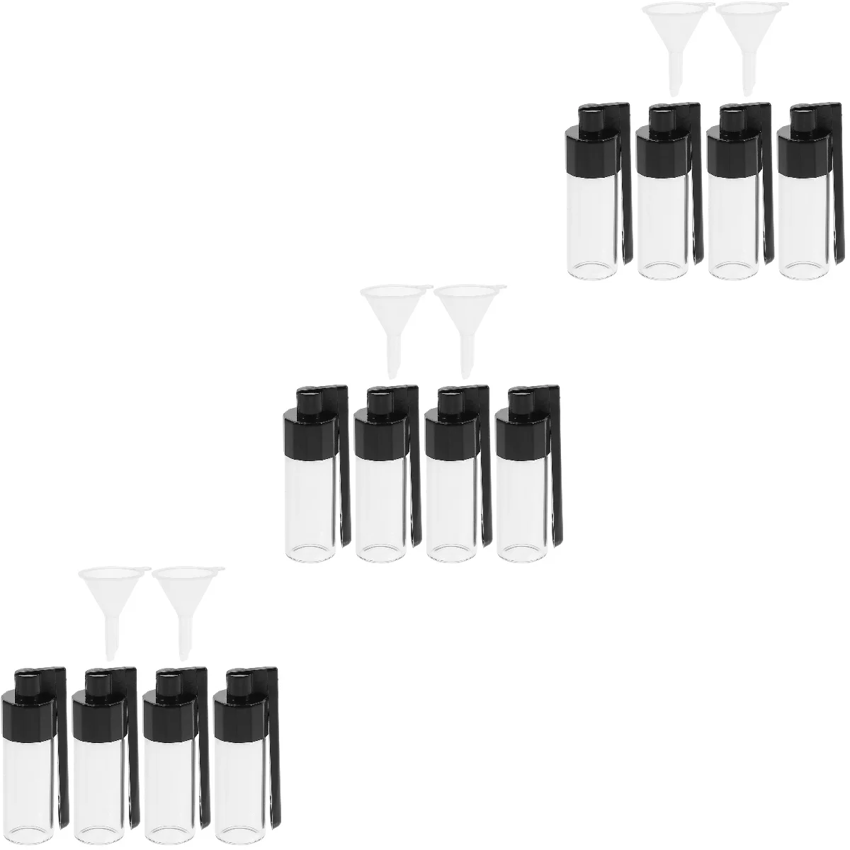 

Bottle Snuff Glass Bullet Containerdispenser Portable Funnel Mini S Bottles Travel Medicine Vial Sniffer Spoon Storage