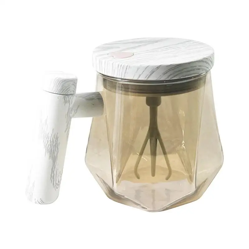 Automatic Self-Stirring Mug 400ml Glass Coffee Milk Mixing C