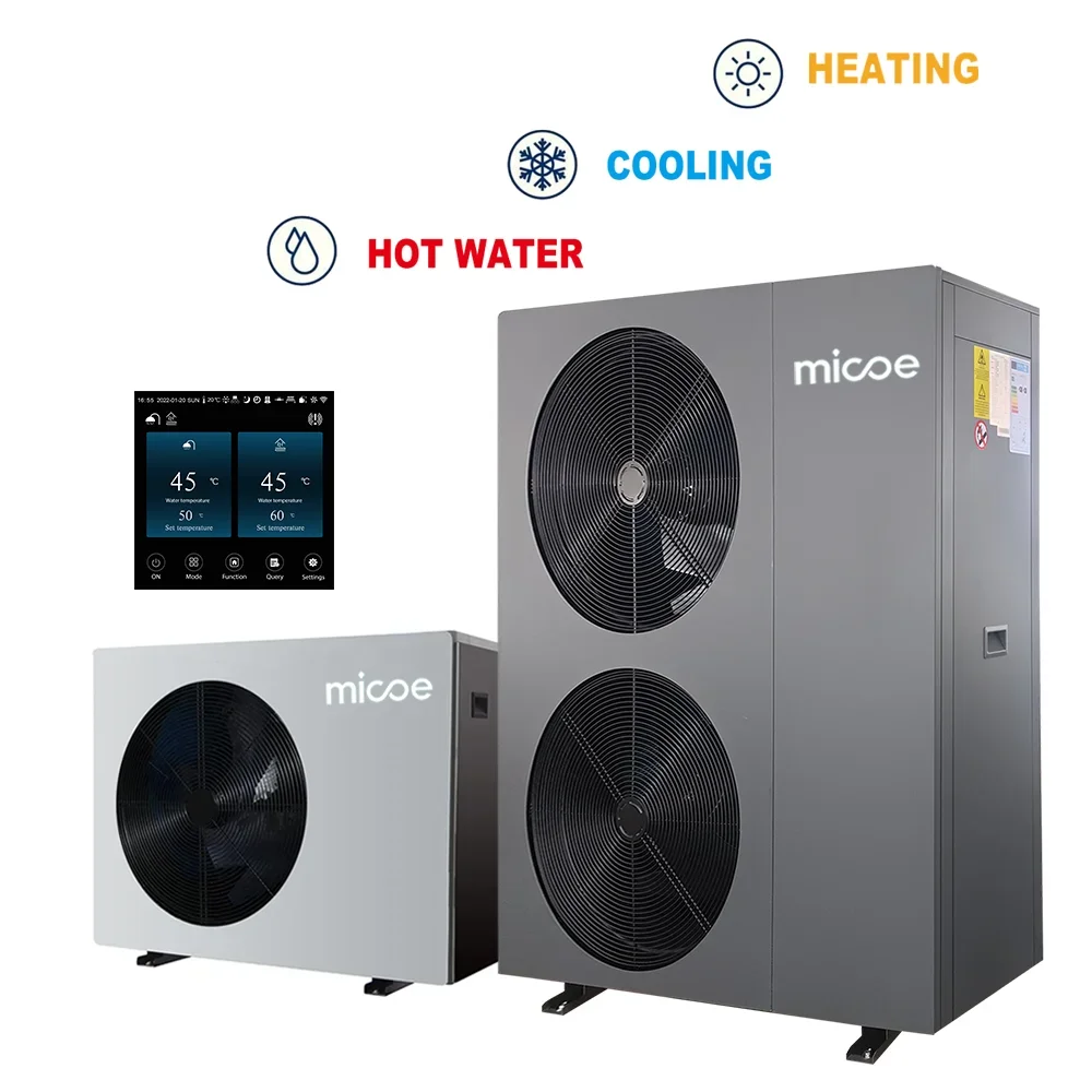 Micoe A+++ R290 R32 Тепловий насос Инвертор постоянного тока Warmepumpe SG Готовые