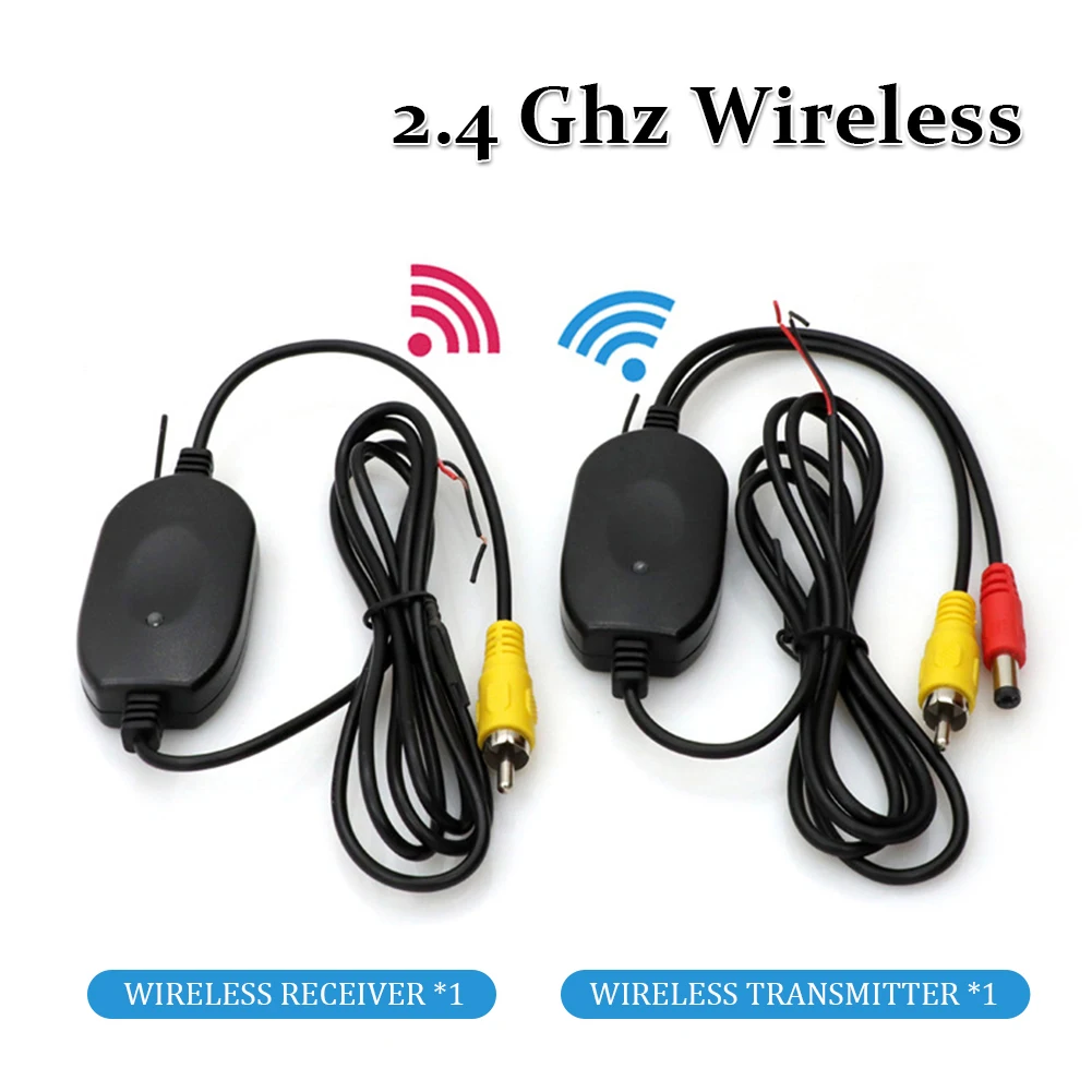 Комплект видеопередатчика и приемника для камеры заднего вида DVD-монитора 12 В 2 4