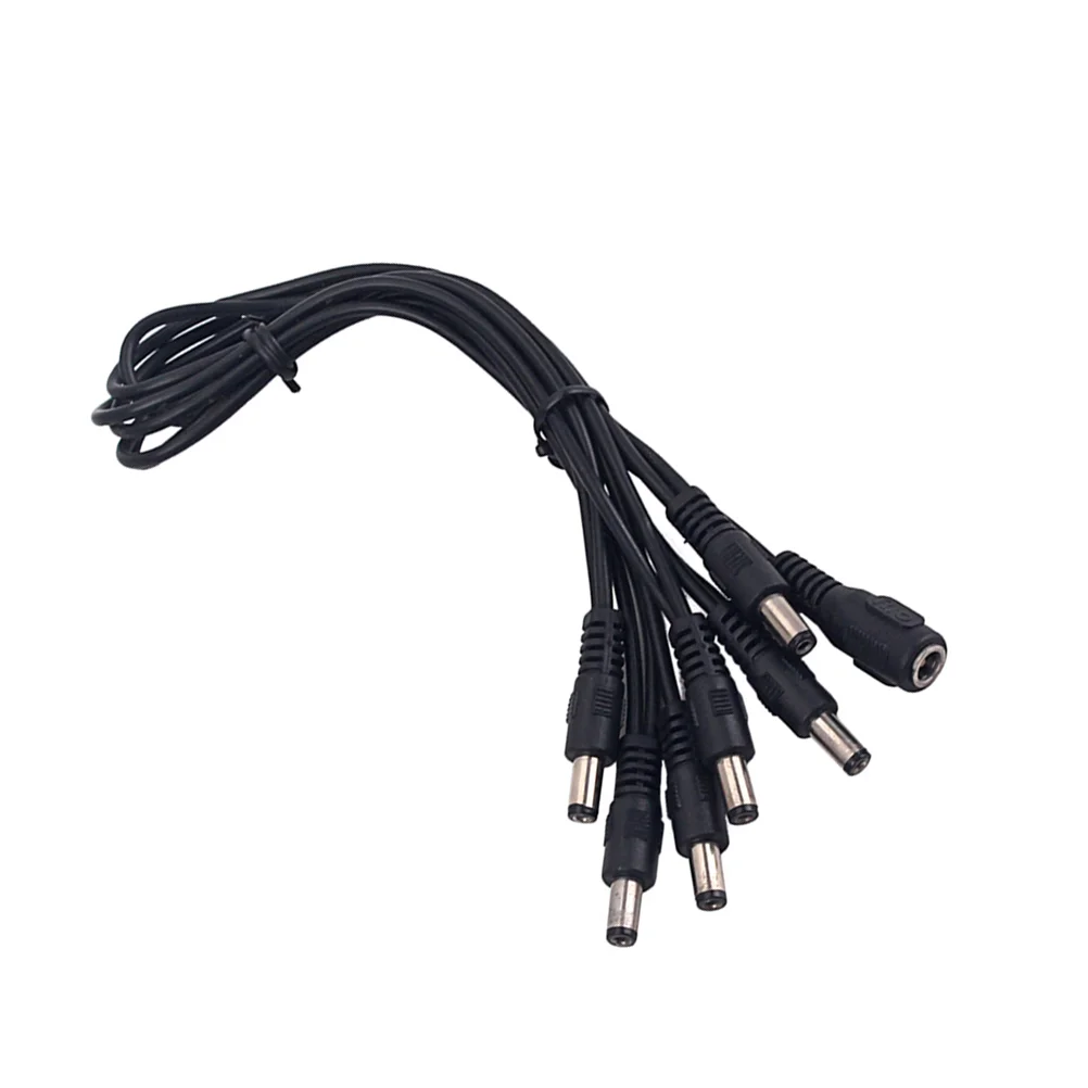 

6 Ways Guitar Pedals Daisy Chain Cable Cord Effect Pedal Power Supply Adapter Splitter