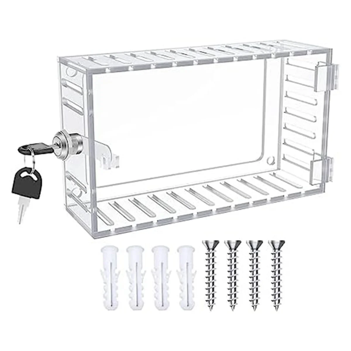 

Universal Thermostat Guard with Lock Universal Combination Lock Box Transparent Acrylic Thermostat with Safety Lock