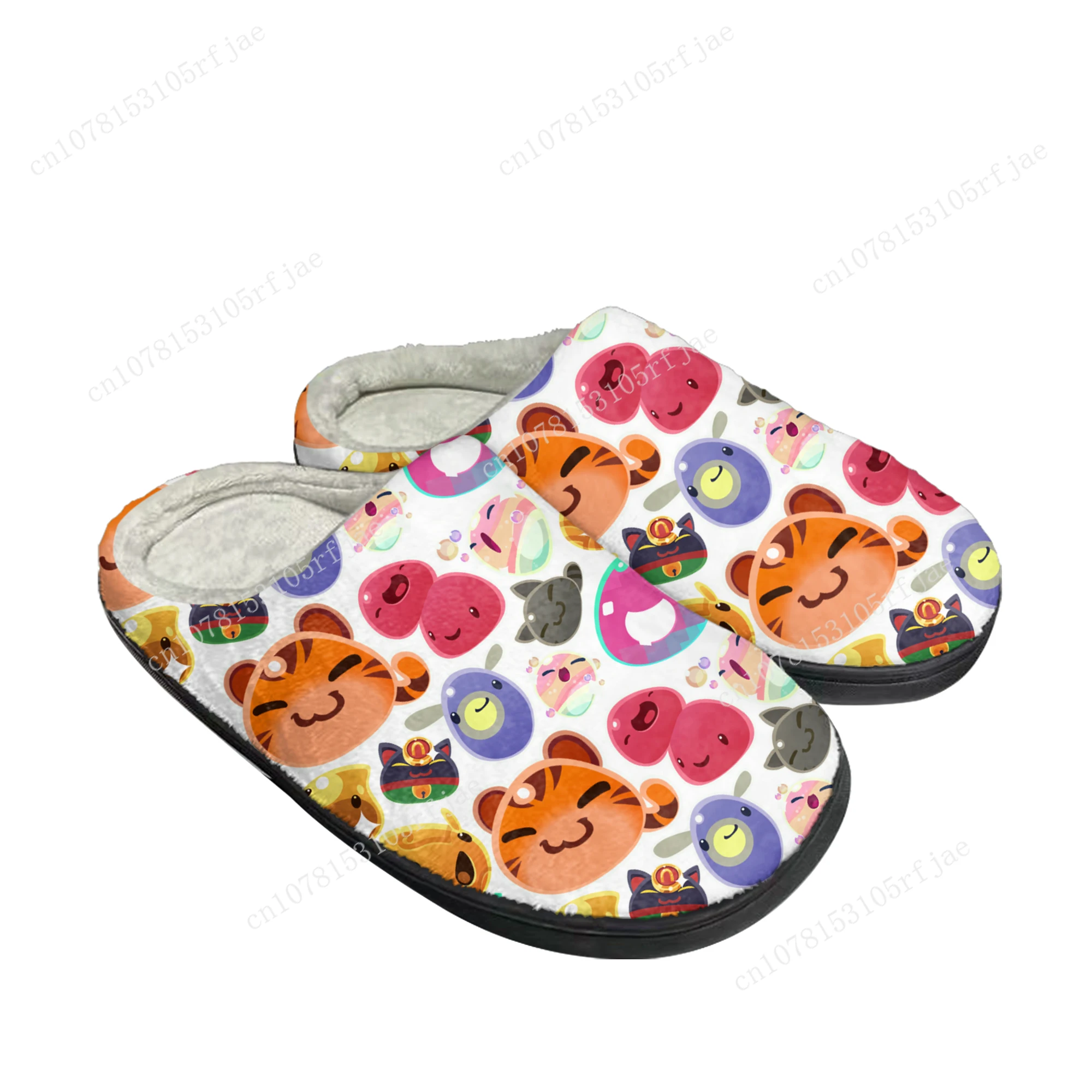 Слизь Rancher домашние хлопковые тапочки мультяшная игра Мужские Женские