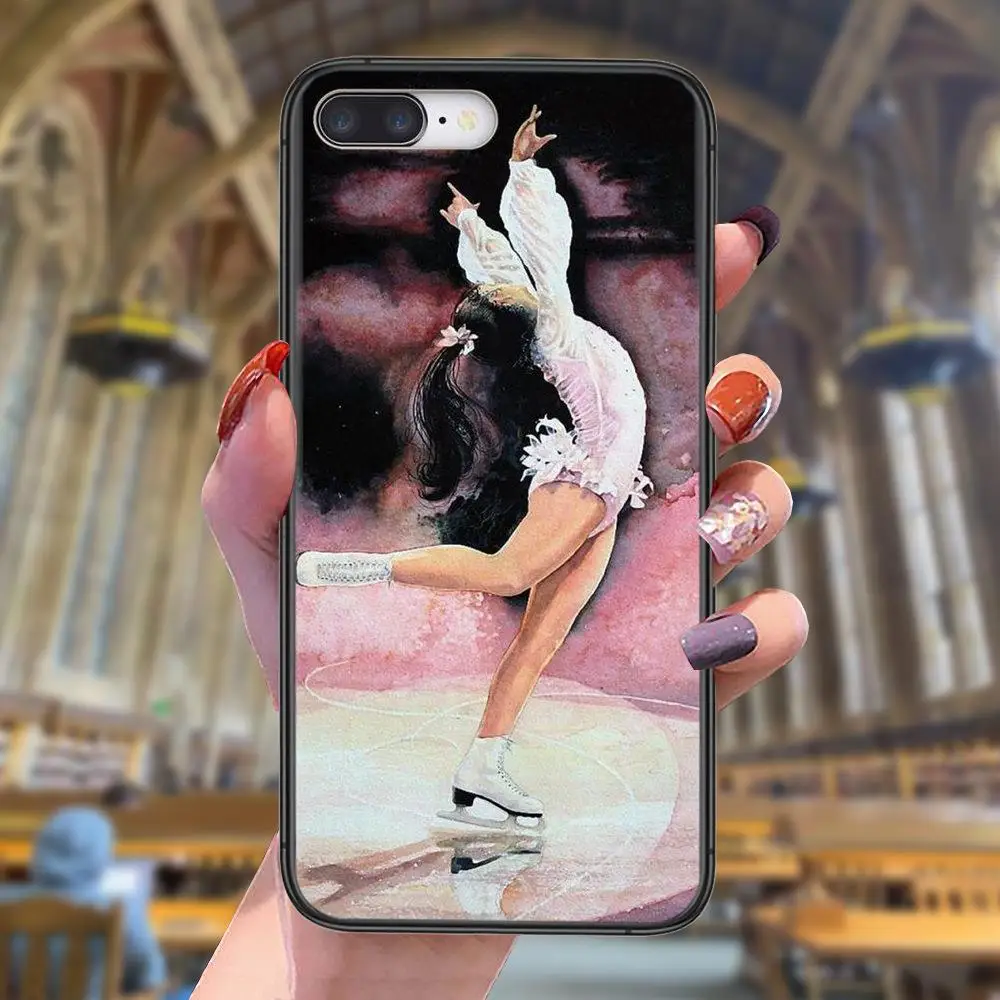 Олимпийские фигурки катание танцы Спорт купить для iPhone 13 12 11 Pro Max 8 6S 7 Plus XS XR мини