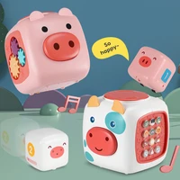 parents children electric animal gift playing pig cow for kids early learning development colorful toddler educational toy music