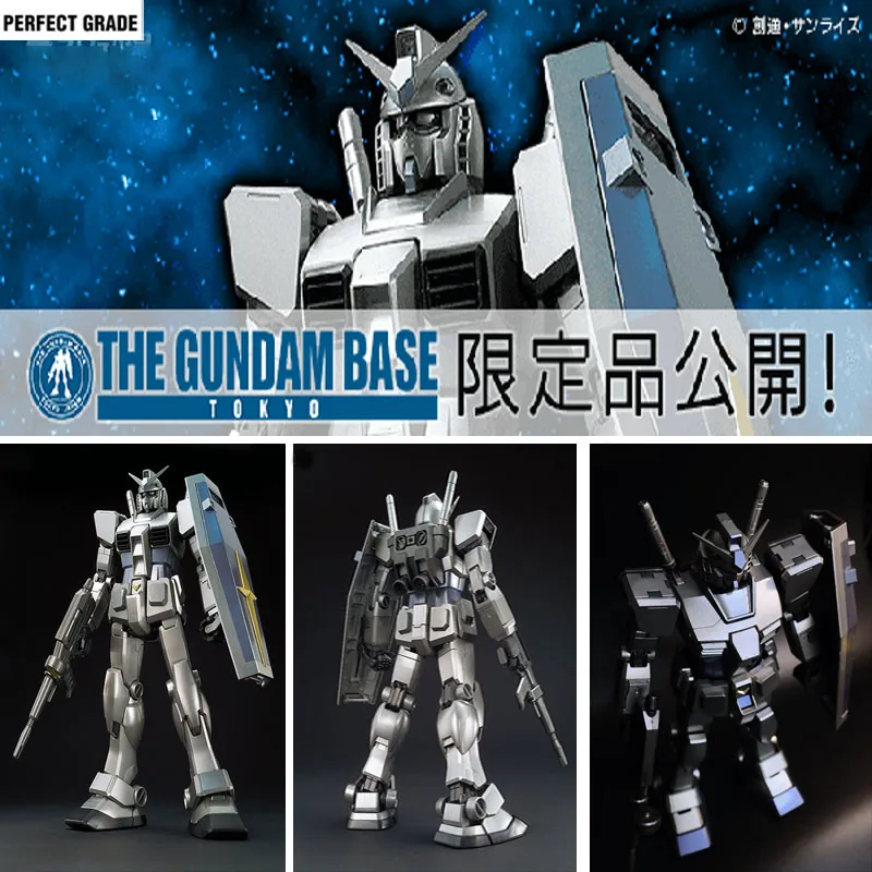 

Bandai Original Model Kit Gundam PG RX-78-3 G3 Extra finish Ver. 1/60 nime Action Figure Assembly Model Toy Gift for Boys