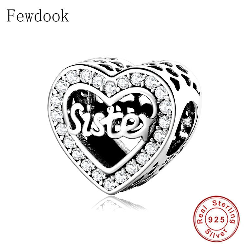 

Женский браслет из серебра 925 пробы, с подвеской в виде сердца