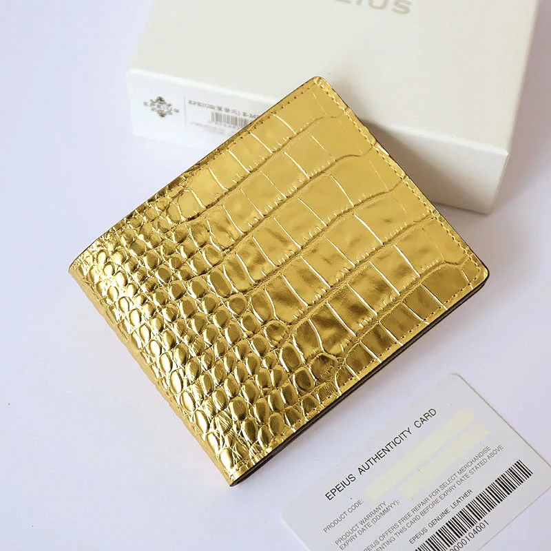 Новинка 2022 дизайнерские Роскошные кошельки из коровьей кожи для мужчин деловой