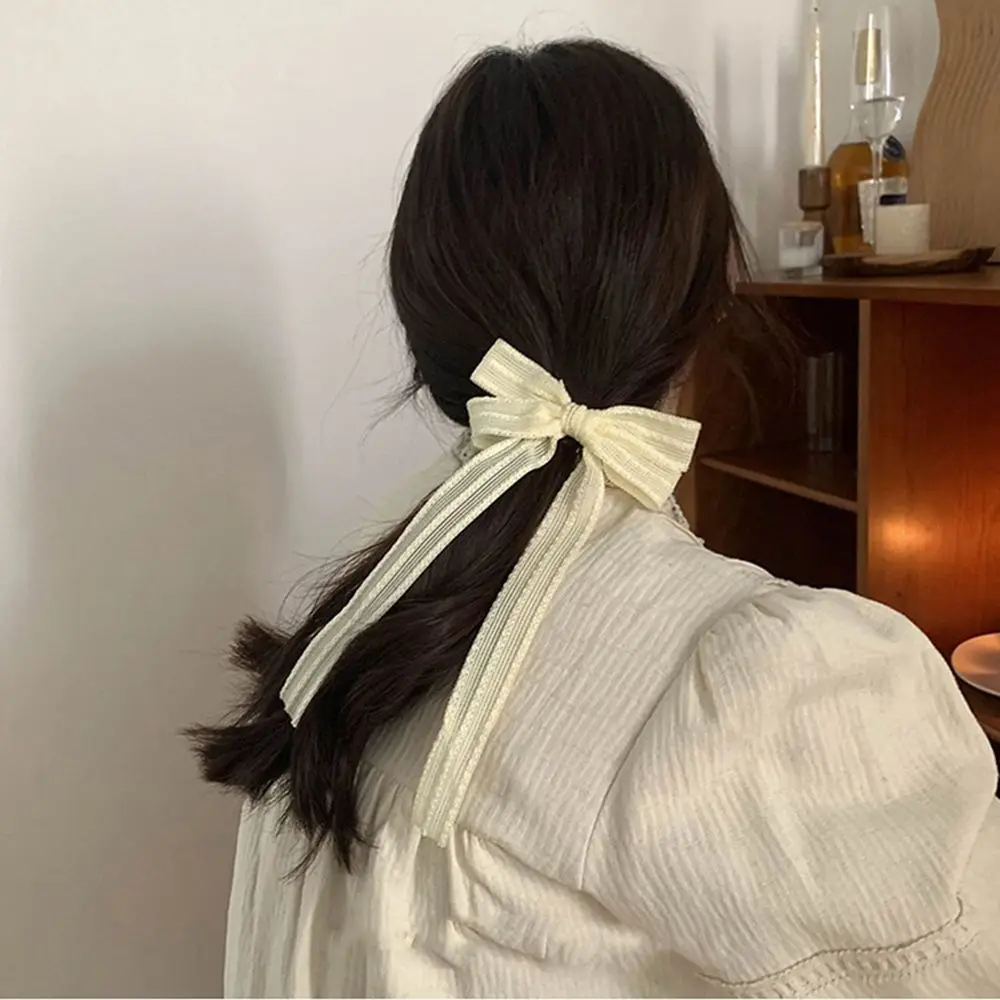 

Vintage Flower Small Fragrance Style Big Bow Female Hair Accessories Korean Headdress Camellia Hairpin Bow Hairclip