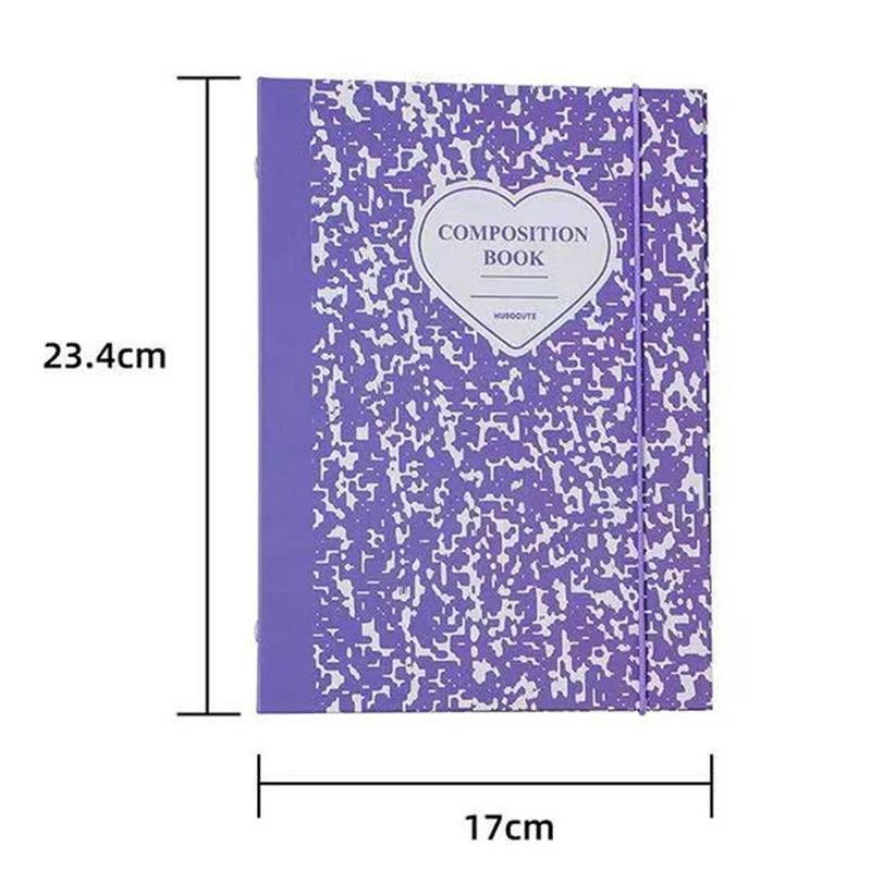 

Junior A5 Loose-leaf Three-inch Album Loose-leaf Binder Ring Composition Booklet Simple Star Small Card Collection Book