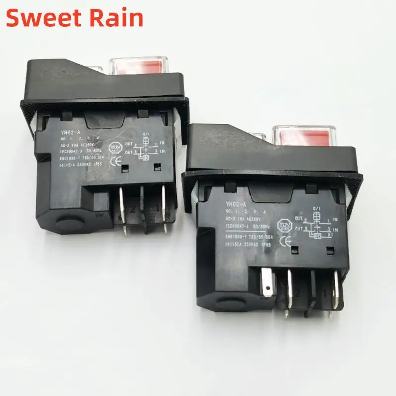 YH02-A 4 контакта/5 контактов электромагнитный стартер кнопочные переключатели 16A
