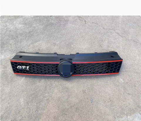 Решетка радиатора для переднего бампера автомобиля GTI, сетчатые гоночные решетки для Volkswagen VW Polo 2014, 2015, 2016, 2017, 2018