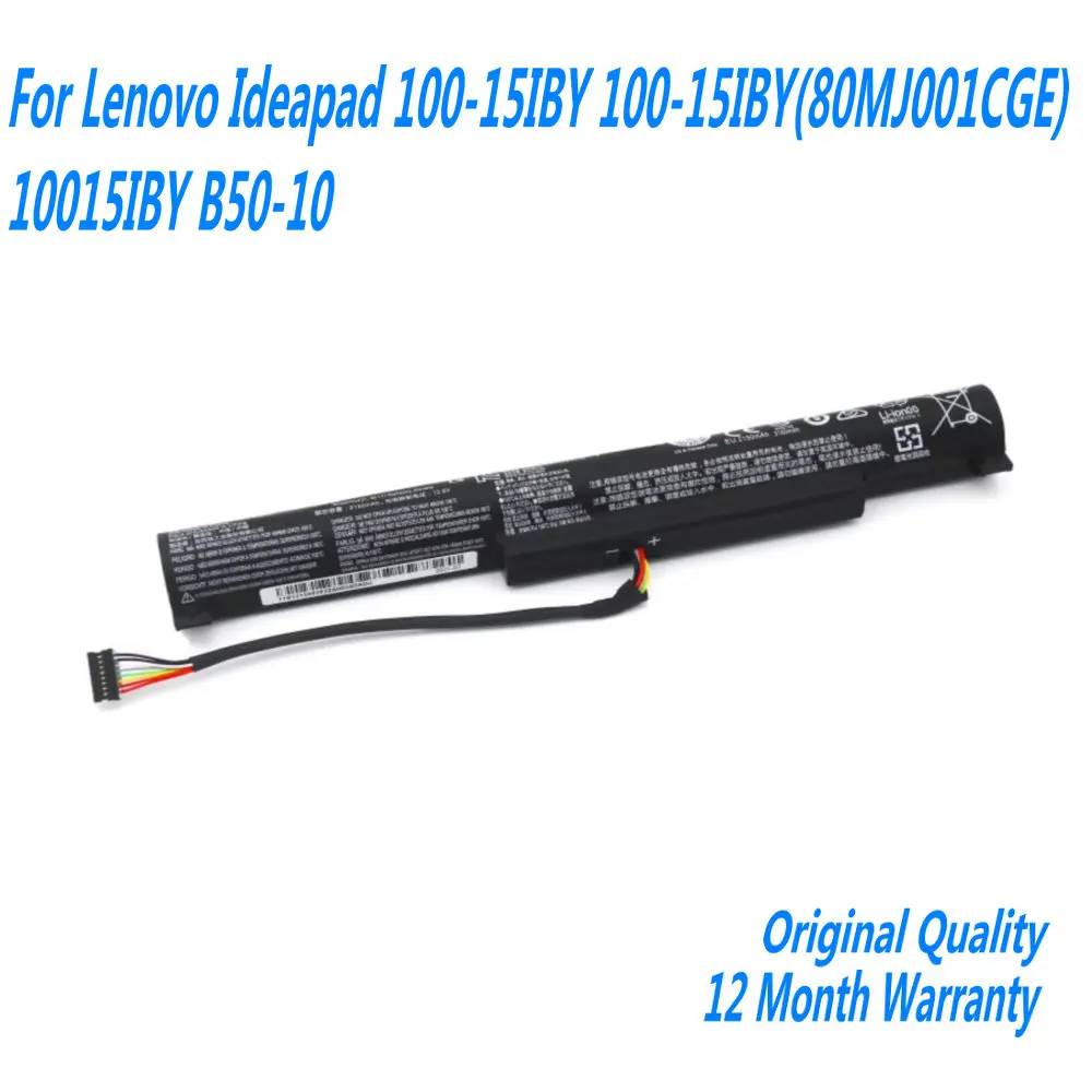 Новый аккумулятор для ноутбука 10 8 В 2200 мАч 24 Втч L14C3A01 Lenovo Ideapad 100-15IBY (80MJ001CGE) 10015IBY